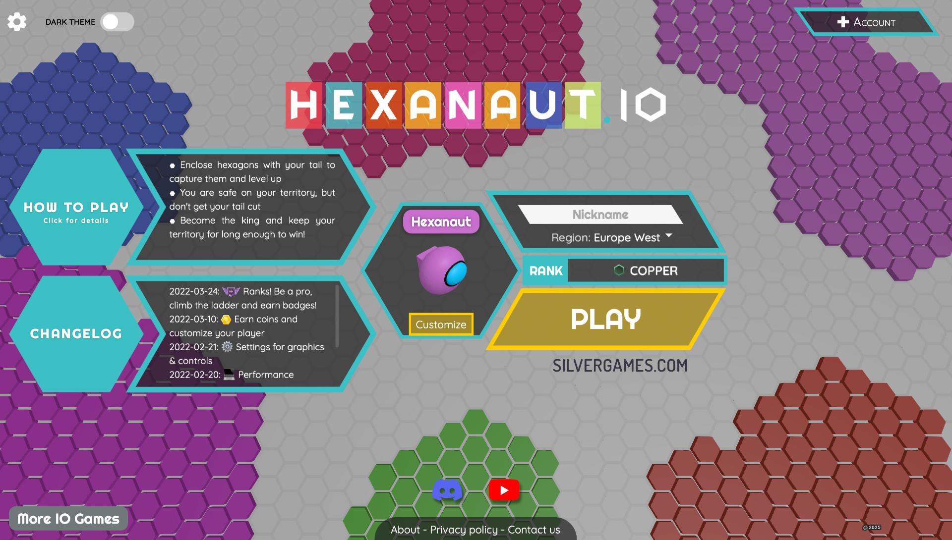 Hexanaut Io Game